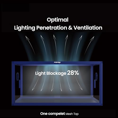 Image of Phailozoo Stackable 50 Gallon Reptile Enclosure for Gecko, Juvenile Reptile | Adding Vibrant Fun for Your Home, Anti-fingerprint Tempered Glass Door with Handles Easy to Feed & Clean