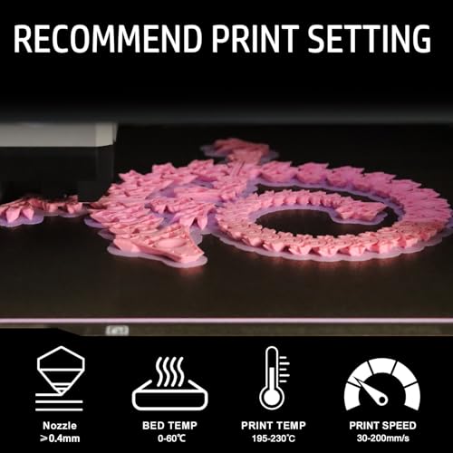 Image of LOVOON Matte Tricolors PLA 3D Printer Filament Multi-Color Changing by Angle Rainbow PLA 3D Printing Filament Fit Most 3D Printers /3D Pens,Matte Purple /Pink /Blue,1KG(2.2lbs) /Spool