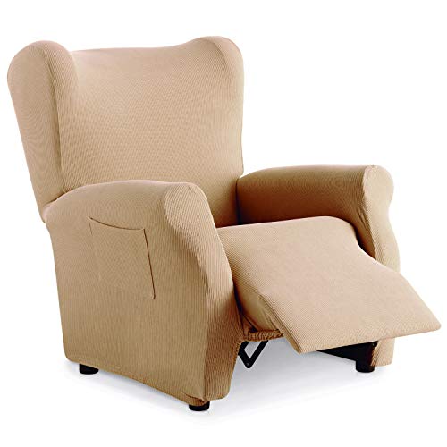 Eiffel Textile Funda Sillon Elastica Protector Adaptable Rústica Relax, Teja