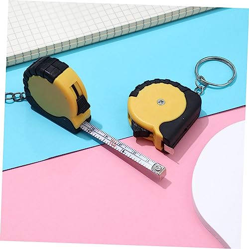 Mini cinta métrica retractil para llavero 10 piezas miniatura 5