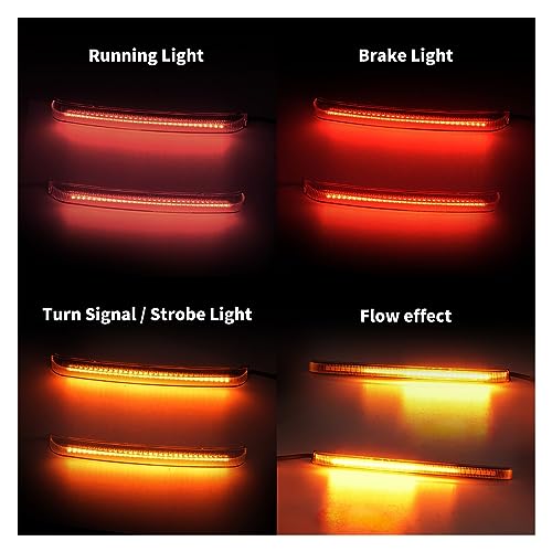 Feu de stop LED pour sacoche Road King finition premium durable
