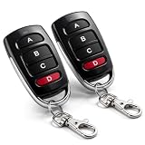 Telecommande Portail 433.92 Mhz, 2 Pièces Code Fixe Bip Portail Universelle...