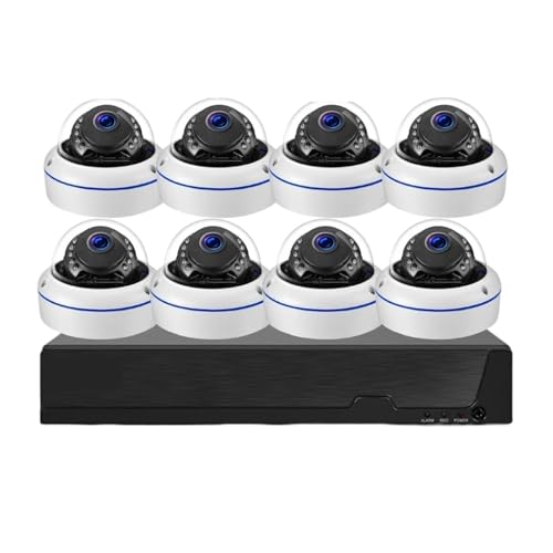 Tuya 8MP 4K ZLeBJVXe 4CH Oh POE NVR [Vm CCTV IP h[J ĎLbg(4T,4k 8CH NVR 8PCS cam)