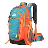 Mochila de montañismo para hombre, bolsa de montañismo al aire libre - Mochila de senderismo impermeable para mujer - Capacidad respirable de bolsa de velocidad de camping de reducción de carga grande
