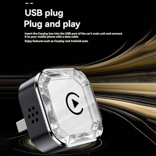 Caja inteligente AI WiFi y Bluetooth para conversión a CarPlay inalámbrico 4