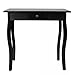 Produktbild vidaXL Konsolentisch MDF Schwarz Telefontisch Flurtisch Schubladentisch Tisch