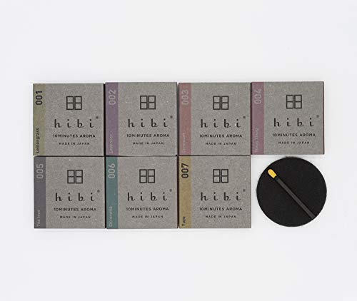 Hibi 10 Minutes Aroma Matchstick Self-Lighting Incense Sticks - 001 Lemongrass #TOP3