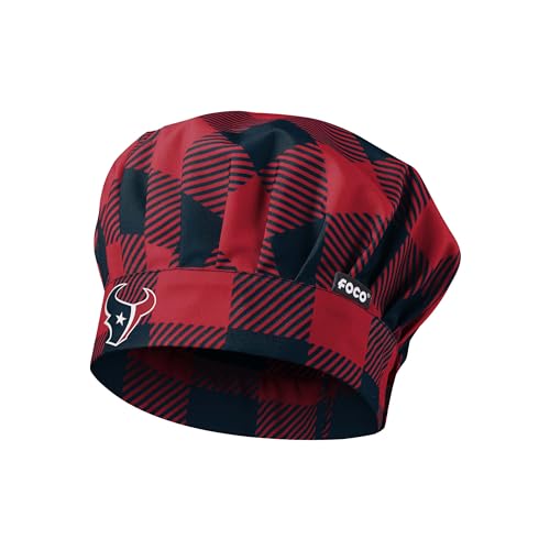 FOCO Houston Texans NFL Plaid Chef Hat