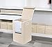 Simple Houseware Foldable Laundry Hamper Basket with Lid, Beige