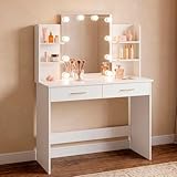 Marctani Tocador de Maquillaje con Luz FÁCIL Montaje - Escritorio Tocador...