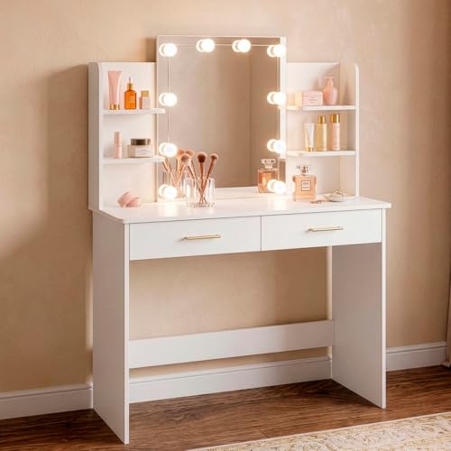 Marctani Tocador de Maquillaje con Luz FÁCIL