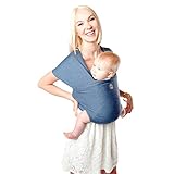  MOBY WRAP Babytragetuch Bamboo  Babytrage, denim