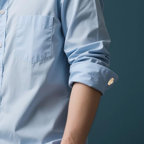 2 piezas de mancuernas doradas con circonita para hombres miniatura 7