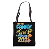Cute MEXICO Family Cruise Trip 2026 Beach Cousin Crew Match Tote Bag