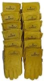 Plainsman Goatskin Cabretta Leather Gloves 12 Pair Wholesale Bundle EXTRA LARGE