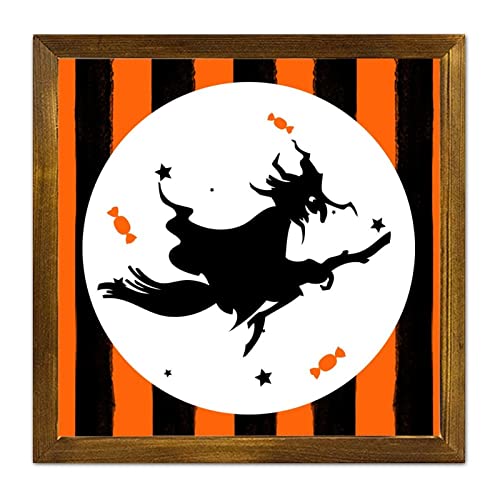 Décoration murale chrétienne haut de gamme en bois massif Witch Candy