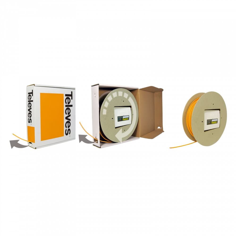 Boitier optique 4 sorties câble 70m - Cassette de protection thermoépissure