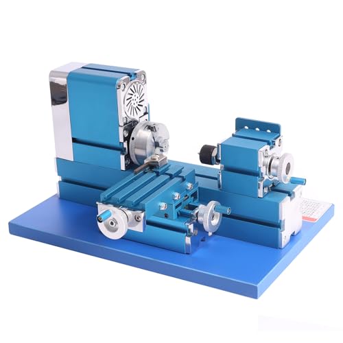 Power metal lathes (36 Watts) Hobby use small size mini metal lathes garage workshop tools timber metal friendly XD103mb