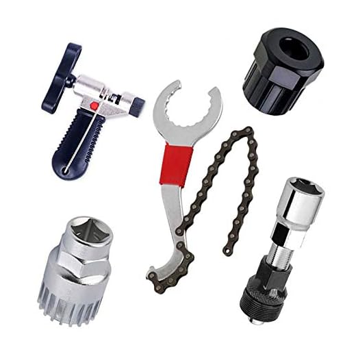 BeiLan Kits d'outils de réparation pour vélo de Montagne et vélo, chaîne de vélo, Support, Roue Libre, Outil de détachant de manivelle, Outil de Maintenance pour vélo,Outil séparateur de chaîne