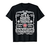 Funny Vintage Nerte Name T-Shirts And Gifts