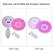 Massager for Enlargement Wireless Massage Electric Vibration Bust Lift Enhancer Machine with Hot Compress Function and Remote Control for Chest Enlargement Anti Sagging(Purple)