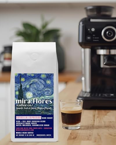 Café en grano premium tostado oscuro Miraflores 12 oz miniatura 2