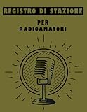 negozi radioamatori online  Stazione per Radioamatori: Registro Di Stazione Radioamatoriale Con 107 Pagine  Registrazione Dei Dati Del Tuo Viaggio Radioamatoriale  Regalo Radioamatore  Disegno Radio