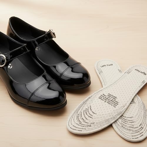 2 pares de plantillas transpirables para zapatos miniatura 3