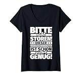Verbraucherberater lustiger Spruch T-Shirt mit V-Ausschnitt