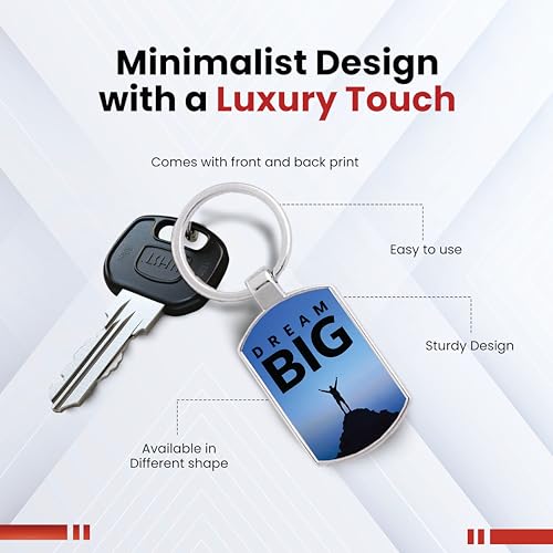 Image of Premium Printed Metal Keychain for Men & Women | High-Definition Artwork Print | Durable Key Ring for Car, Bike, Home & Office Keys | Stylish Decorative Key Holder Gift