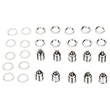 Material de metal: los enchufes jack XLR están hechos de aleaciones de alta calidad con buen contacto, duraderos y de larga vida útil.