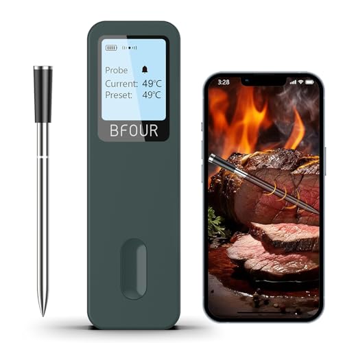 Thermomètre à viande numérique intelligent sans fil Bluetooth avec
