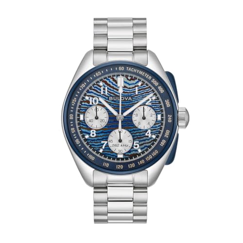 Bulova Lunar Pilot 98A329 – Reloj Hombre Cronógrafo Edición Limitada 43,5mm, High...