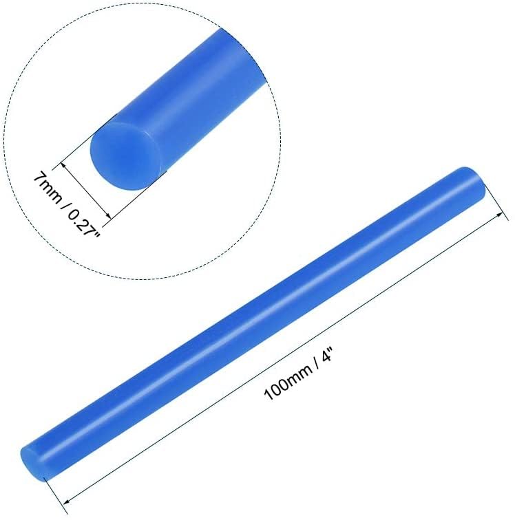 XYWHPGV Mini Hot Glue Sticks for Glue Gun 7mm x 4inch Blue 12pcs (87784 d5478 b76da a7302 ec9fe 47b60