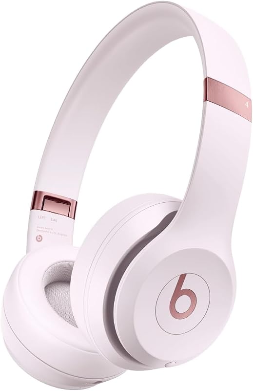 Beats Solo 4 - Auriculares supraaurales inalámbricos Bluetooth, rosa nube (Renovado Premium)