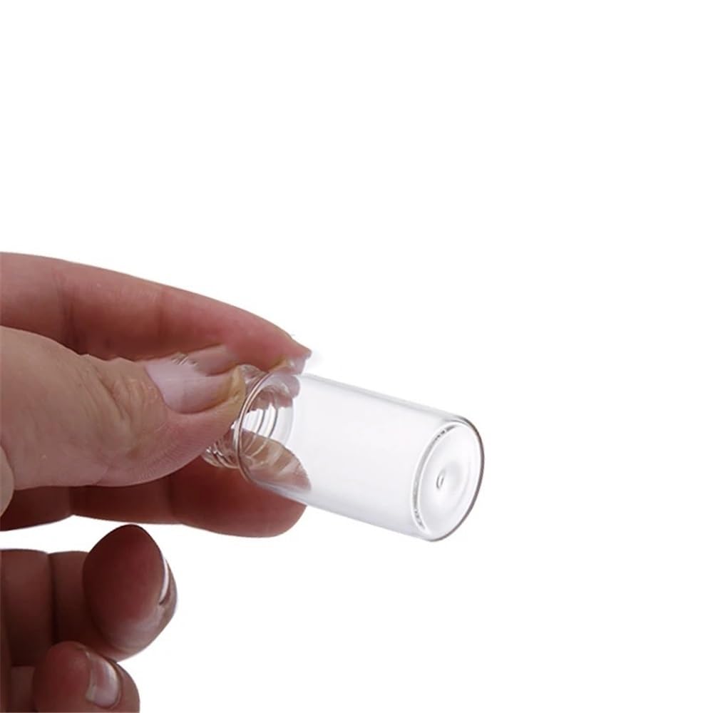 Frasco de vidrio transparente for reactivo laboratorio, 3 ml a 60, for experimentos Equipamiento de laboratorio