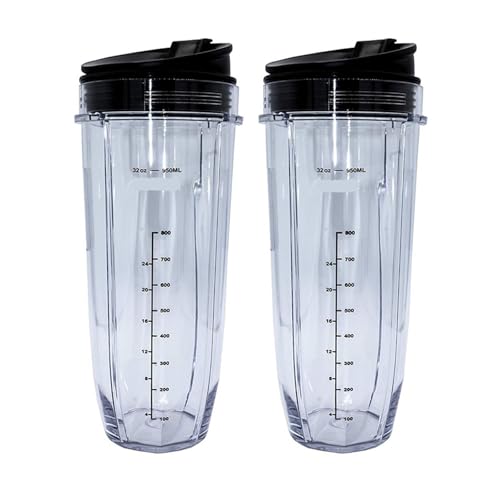 Vaso de licuadora 32 onzas con tapa sellada
