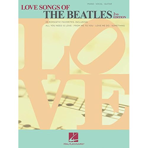Love songs of the beatles piano, voix, guitare