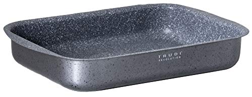 Aeternum Y0F3LS0003 Trudi Revolution Lasagnera (Roaster) 35x25 cm, Adatta al Forno, Alluminio, Grigio