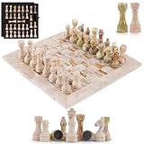 DIMENSIONI - Tavola: 38 cm. King: 8,9 cm. Regina: 7,6 cm. Vescovo: 2,75 pollici. Cavaliere: 7 cm (2,75 pollici). Rook: 2,75 pollici. Pedone: 5,7 cm.