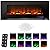 e-Flame USA Livingston 50-inch Wall Mount LED 3-D Electric Fireplace Stove with Timer and Remote - 3-D Log and Fire Effect