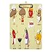 Grill warzywny grill podkładka standardowa A4 litery podkładki pod dokumenty dla studentów, kobiet, mężczyzn i dzieci, biuro szkoła standardowy rozmiar 31,8 cm x 23 cm