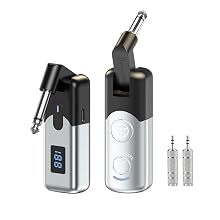 【Plug & Play – No Cables, No Setup】This wireless guitar system connects instantly with no complicated pairing.Just plug and play, adjust the volume leavel- easy set up —ideal for Guitarist, bass, live performances, rehearsals, gigs and home practice,...