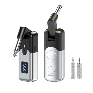 【Plug & Play – No Cables, No Setup】This wireless guitar system connects instantly with no complicated pairing.Just plug and play, adjust the volume leavel- easy set up —ideal for Guitarist, bass, live performances, rehearsals, gigs and home practice,...