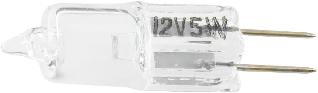 Higuchi JC 5009 - 5 Watt Bi-Pin Halogen Light Bulb, G4 Base, 12 Volts