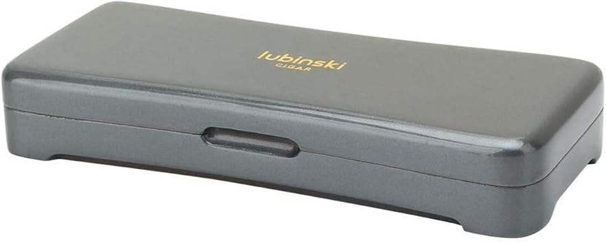 Lubinski Yeni Stil Slim Seyahat Puro Kutusu/Humidor Lake Gri 2S