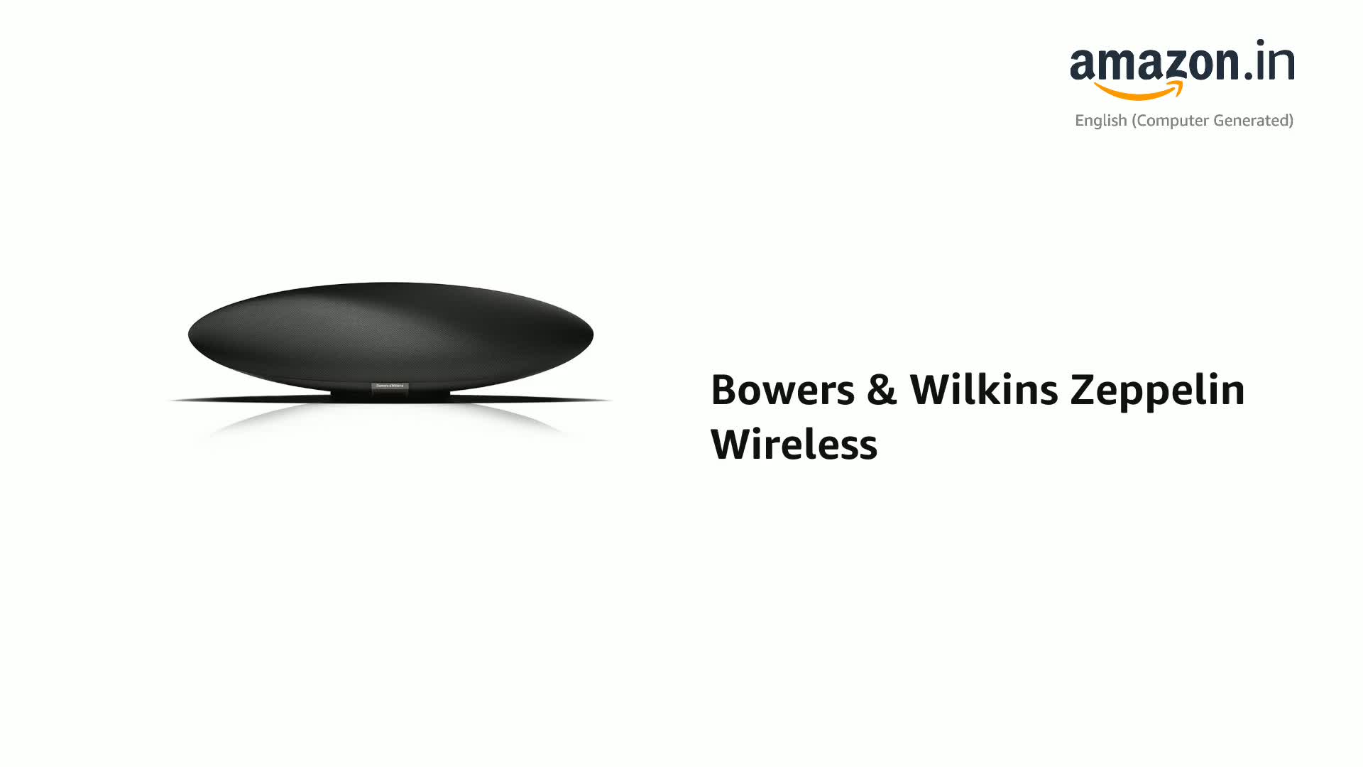 Bowers & Wilkins Zeppelin Wireless : Amazon.in: Electronics