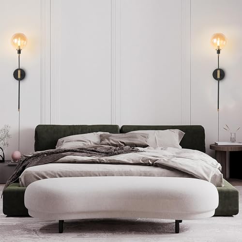 Apliques de pared con interruptor estilo industrial interior vintage E27 7
