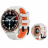 GPS Military Smart Watches for Men Fitness Watch with Altitude Compass Multiple Sport Modes Heart Rate Monitor Sleep Monitor for Android iOS Bronze