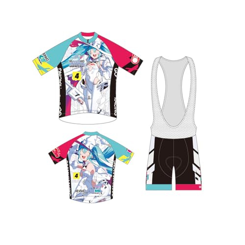 [���C���X�h] �A�j�� �T�C�N���W���[�W �㉺�Z�b�g ���� �t�ėp UV�J�b�gcycling ���]�� �ɎԈ� ���[�h�o�C�N ���Ă��~�� ���e�� �ʋC �R�ۖh�L 3D�p�b�h (B,2XL) [���s�A���i]